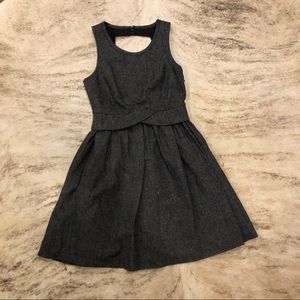 Cooperative Grey Cocktail Dress with keyhole back